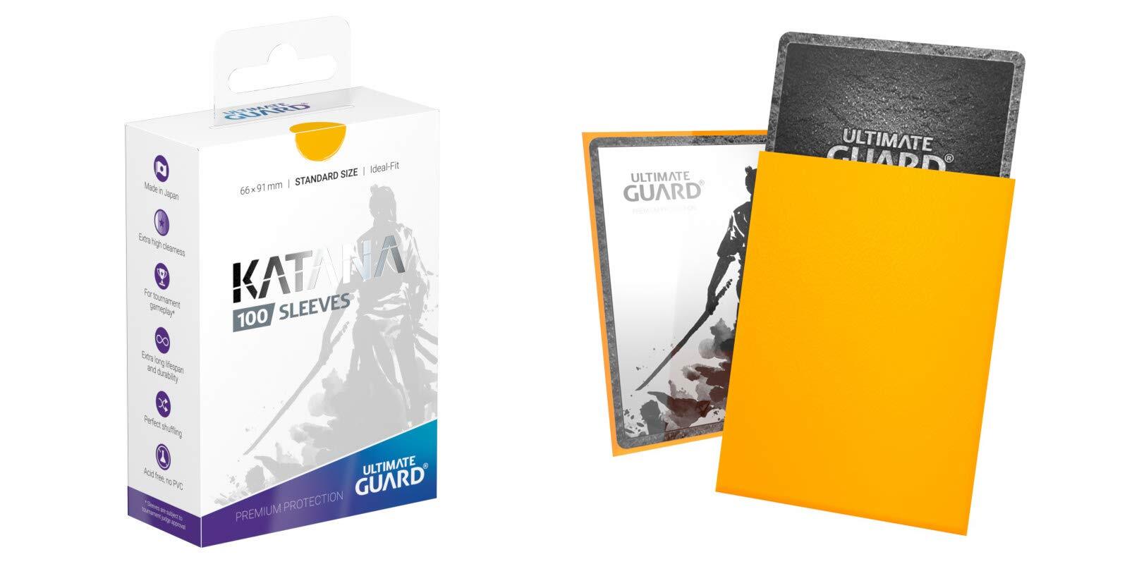 Ultimate Guard- Porta Carte di Credito, Colore Giallo, UGD010897HEO Giallo.