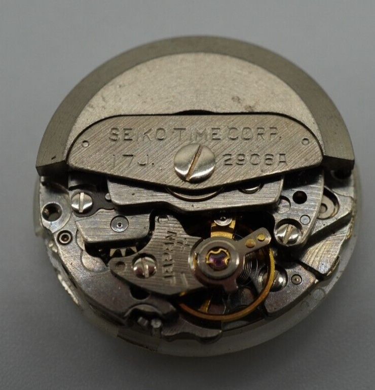 Lot of 3 Vintage Seiko 17 Jewel Automatic Movements2906A/6309A/6105C