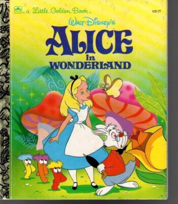 ALICE IN WONDERLAND--Little Golden Book--FREE SHIPPING | eBay