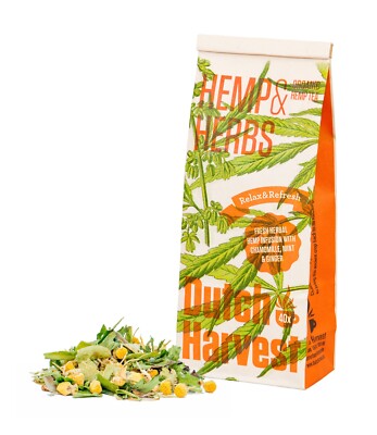 Dutch Harvest - HEMP & HERB - A relaxing and refreshing herbal blend - Organic 