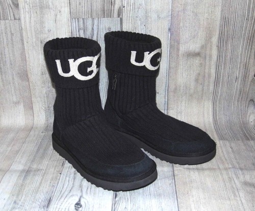 UGG Classic UGG Knit Black/White Knit 