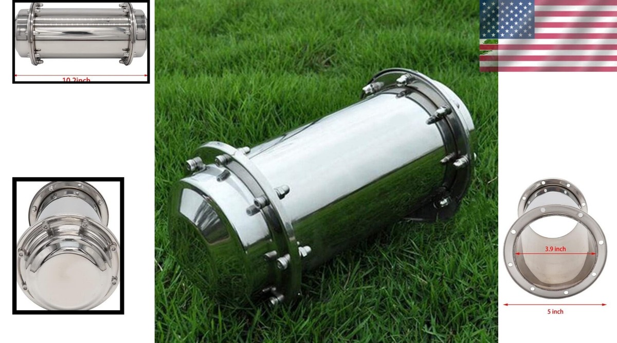 High-Capacity Stainless Steel Time Capsule - Durable