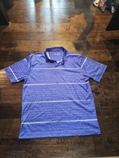 PGA Tour Polo Shirt Adult XL  Purple Lightweight Golf Golfer Mens Nice!!