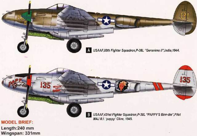 Hobbyboss Model Kit P 38 L 5 Lo Lightning Plane 1 48 Scale For Sale Online Ebay