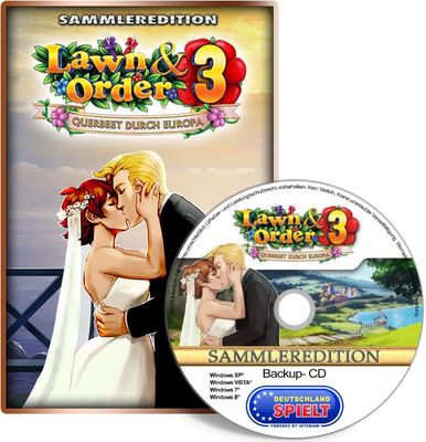 Jeu PC Lawn & Order 3 - Querbeet Durch Europa, Compatible Windows, Neuf Sous Blister