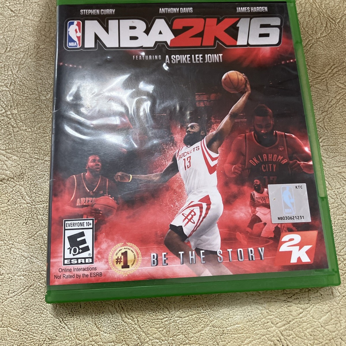 NBA Basketball 2K16 Xbox One James Harden Cover