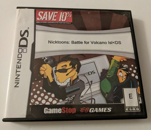 Nicktoons: Battle for Volcano Island Game (Nintendo DS, 2006) Pre-Owned