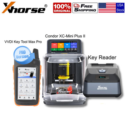 Xhorse Condor XC-MINI Plus II Machine& Xhorse VVDI Key Tool Max Pro & Key Reader