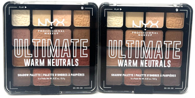 (2) NYX Ultimate Warm Neutrals Shadow Palette Sealed USPR05W - Warm Neutrals