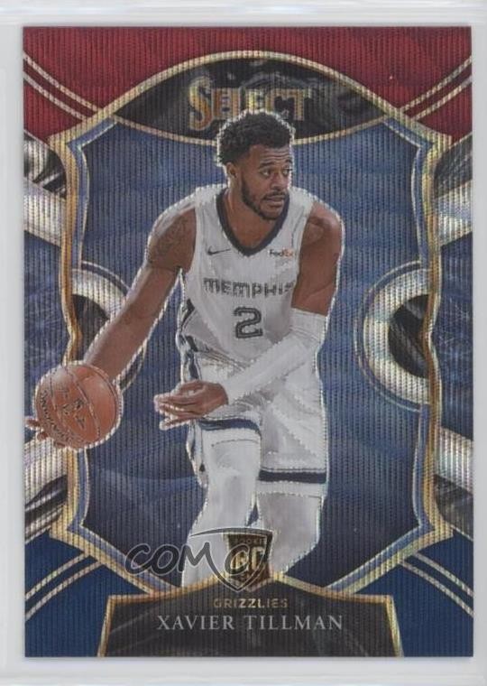 2020-21 Panini Select Concourse Tri-Color Prizm Xavier Tillman #95 0c6