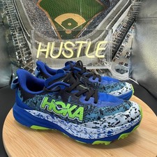 HOKA Speedgoat 6 Navy Green GS Youth Sz 4.5MD/ Women  s Sz 6