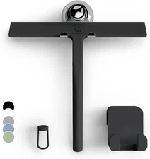 Shower Squeegee for Glass Doors, Silicone Window Squeegee, Bathroom and Glass...