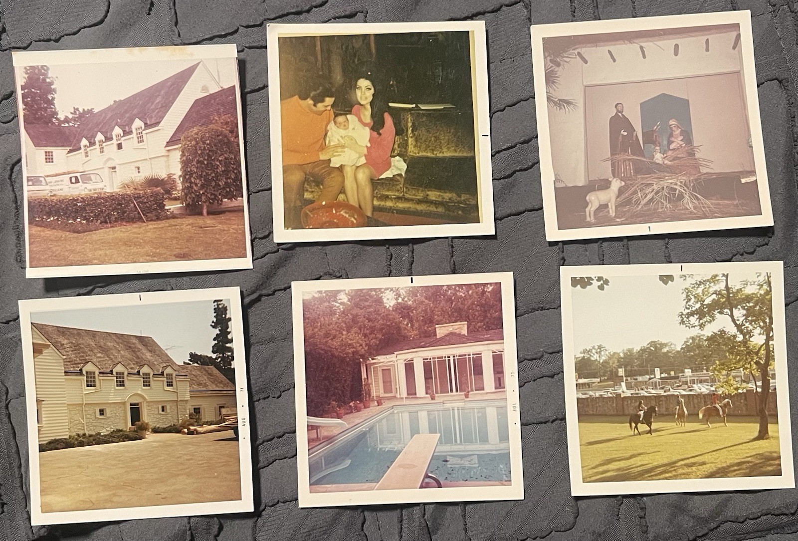 ONE OF A KIND Elvis, Priscilla , Lisa Presley (baby) Kodak Photos