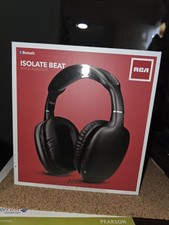 NIB RCA Isolate Beat Bluetooth Headphones Voice Assistant Hands Free Ultra Bass