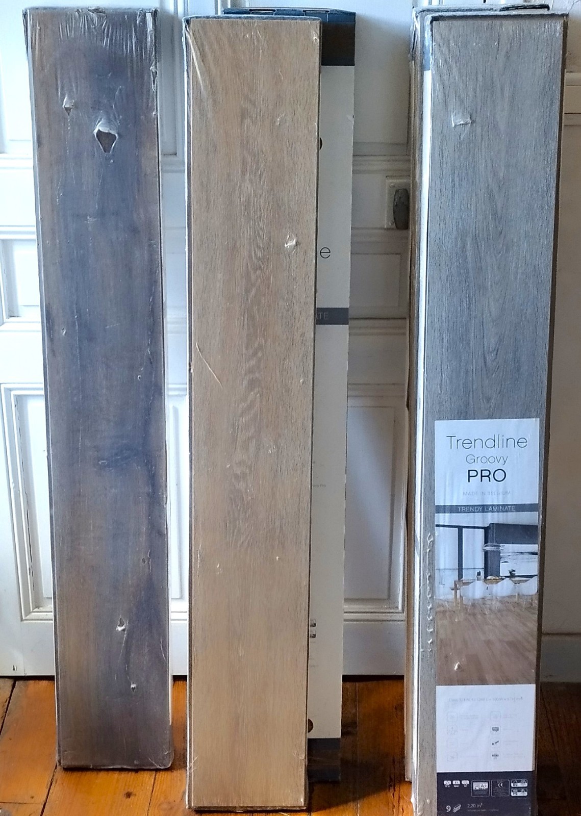 Parquet stratifié Berry Alloc Trendline Groovy Pro chêne naturel neuf