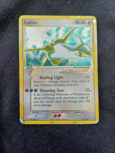 Pokemon Eng Latias Gold Star Ex Deoxys 105/107 No Rayquaza Latios Charizard