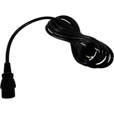 NEW 1447K13 Euro CEE-7/7 Schuko Plug To IEC C13 Power Cord 10A 250V 6ft