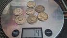 Lot Of 7 Kenedy Half Dollars 40% Silver