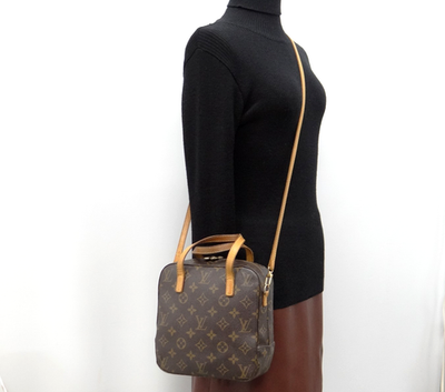 Louis Vuitton Spontini 2 way Shoulder Hand Bag Monogram M47500