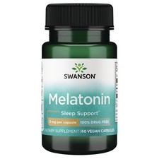 Swanson Melatonin 3 mg 60 Capsules