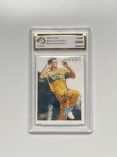 Glenn McGrath Signed 1996 FUTERA WORD CUP SLABBED 