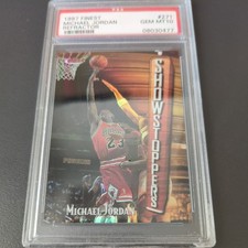 1997 Topps Finest - Michael Jordan #271 Refractor - PSA GEM MT 10