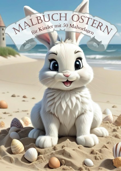 Oster-Malbuch FüR Kinder Ab 6 Jahren, 50 Bilder, Malen, Ausmalbuch-image