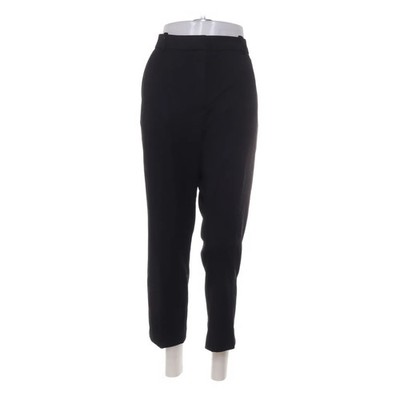 H&M, Stoffhose, Größe: 44, Schwarz, Elasthan/Polyester/Viskose, Einfarbig #yzY