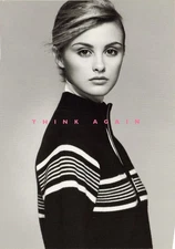 THINK AGAIN INC SEXY WOMAN VINTAGE POSTCARD