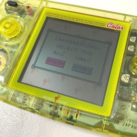 Neo Geo Pocket Color Crystal Yellow Body SNK NEOGEO
