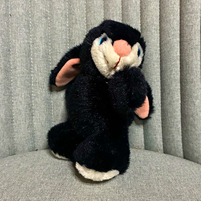 North American Bear Co Black Rabbit Plush 1985