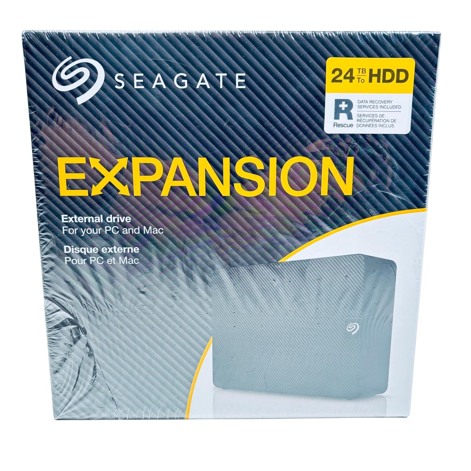 Seagate Expansion 24TB External Hard Drive HDD for PC and Mac USB 3.0 