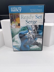 Sewing With Nancy Ready Set Serge DVD Nancy Zieman Serger Sewing Projects