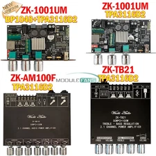 ZK-1001U 100W Bluetooth Power Amplifier Board Mono Amp Module BP1048+TPA3116D2