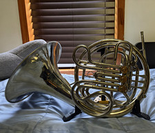 Restored Conn 8D from Eastlake era. Double Horn in F/Bb. Comes with case/bag.