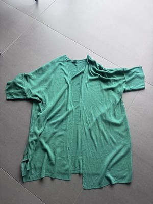 Isolde Roth Longstrickjacke Grün Größe 48