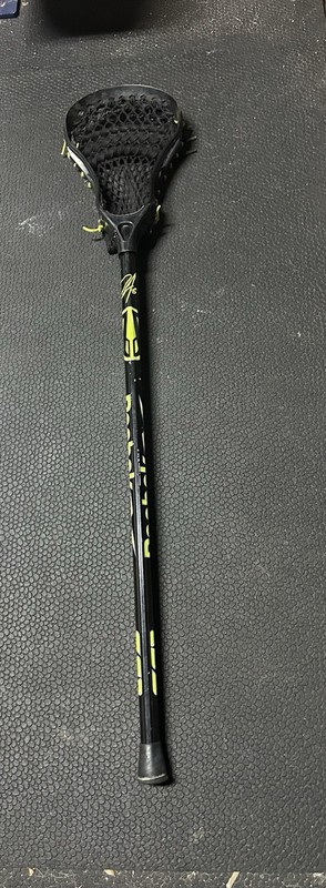 Reebok Lacrosse Complete Stick Black Yellow with Yellow Graphics