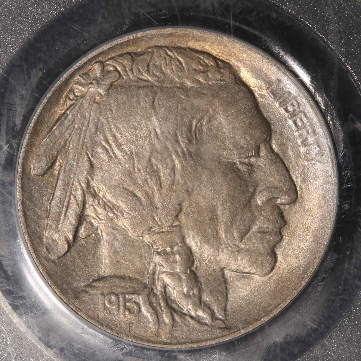 1913-D バッファローニッケル 5セント ICG MS63 - タイプ1 - クールミント エラーラミネート Mint Error