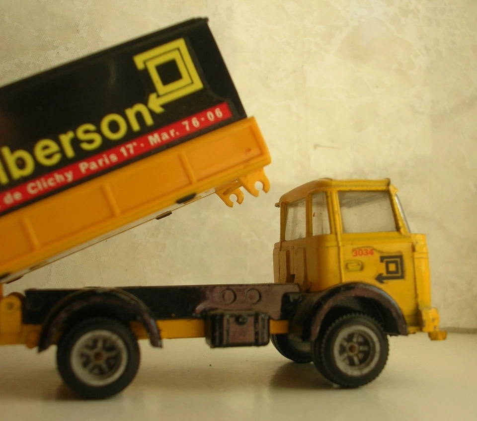 Camion Berliet Gak 1968 scala 1/60 Champion Calberson Paris Renault - Immagine 3 di 4