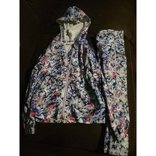 Gymboree gymgo zip up jacket leggings active xs 4