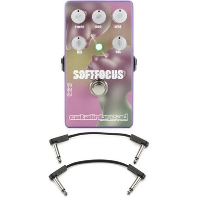 Catalinbread Soft Focus Shoegaze Reverb Pedal with EBS Patch Cables - Shoegaze