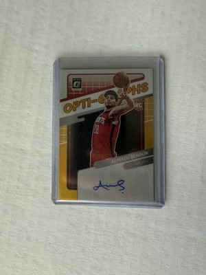 2021-22 Alperen Sengun Optic Opti-Graphs GOLD /10 Rookie AUTO SPP