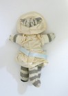 Vintage Applause 6" Classic Cat Grey Kitty Cream Dress Blue Dustyn Schear 27208 — photo 2