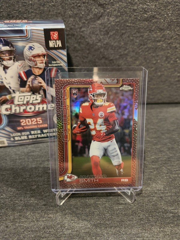 2025 Topps Chrome - Leather Pigskin Brashard Smith RC #311