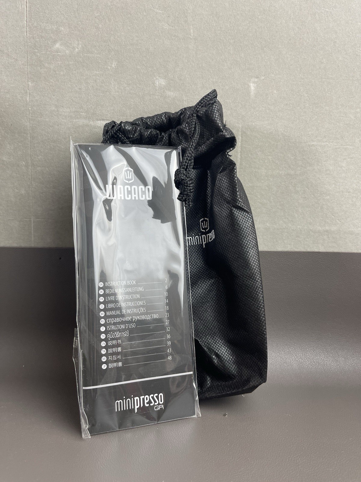 Wacaco MPGR100 MiniPresso GR Espresso Maker - Black