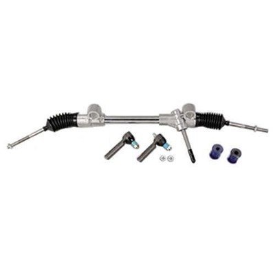 Summit Racing Rack and Pinion Manual Quick Ratio Steel Silver Ford Mustang Each