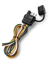25 Inch 4-Way Flat Trailer Connector 16AWG, Water Dust Proof 4 Prong Wiring