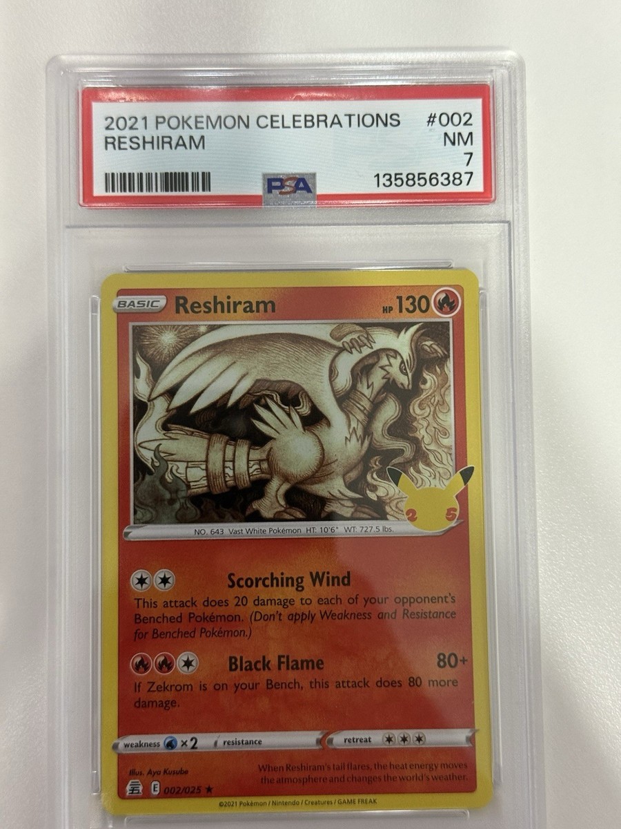 Reshiram 002/025 Celebrations Holo for sale online | eBay