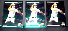 3 cards 2 serial #'d GREEN STATUS 2023 Elite Extra #41 Chase Dollander #41 /499