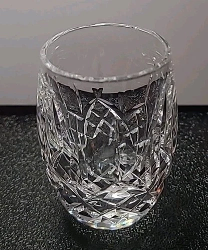 Vintage Waterford Lismore Crystal 2" Shot Glass - GOTHIC MARK - Signed Ireland